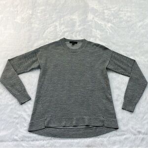 NWOT Gray J. Crew Merino Wool Cotton Blend Sweater